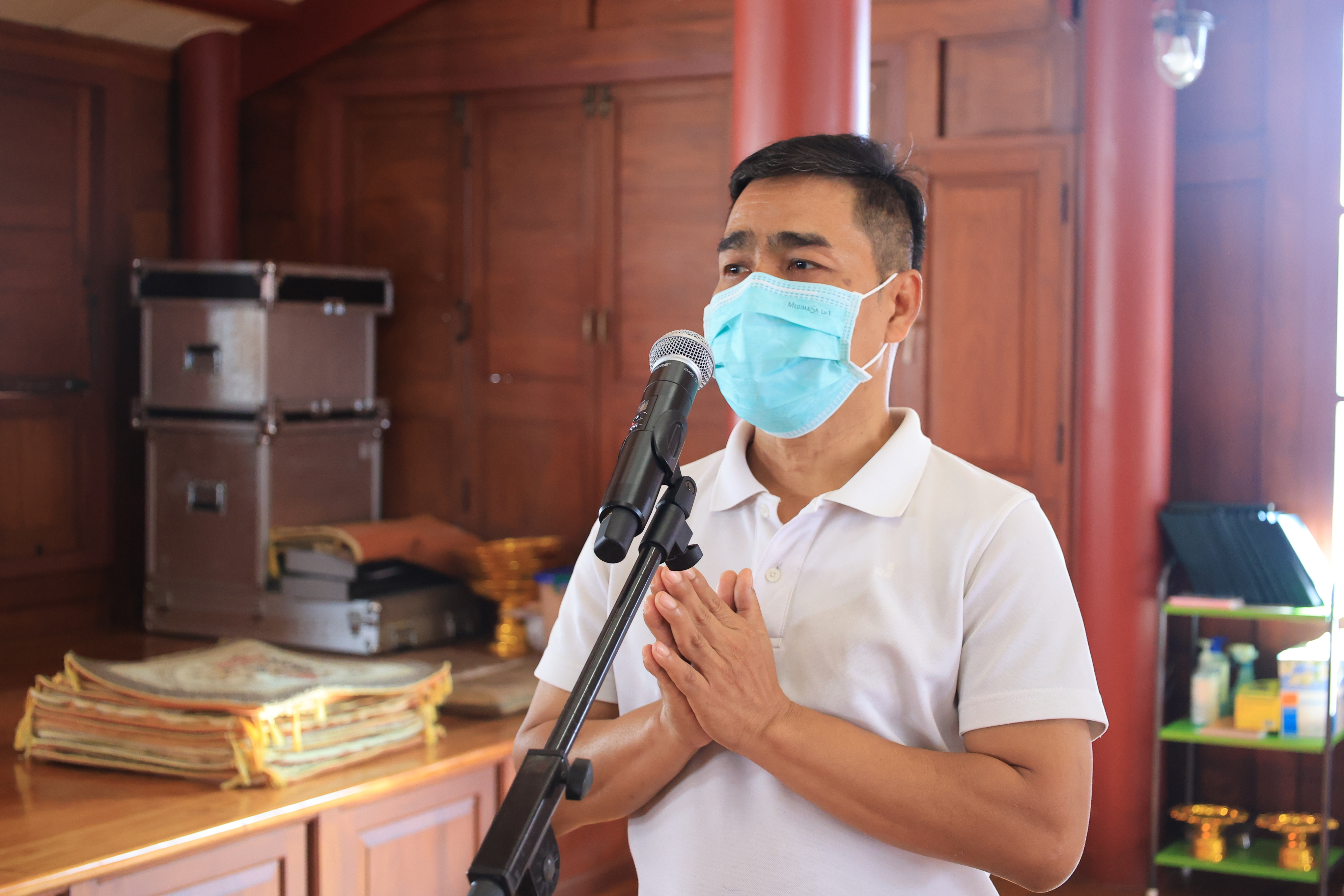 title - เลขาธิการ ส.ป.ก. เป็นประธานในพิธีทำบุญถวายสังฆทานอุทิศส่วนให้พี่น้องช่างสำรวจผู้ล่วงลับ ประจำปี 2569 